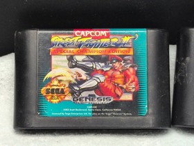 Lot Of 2 Sega Genesis Games Street Fighter II & Primal Rage