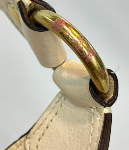 Coach Vintage Madison Maggie Y2K Hobo Shoulder Bag Purse Used Beige From Japan - Picture 13 of 24