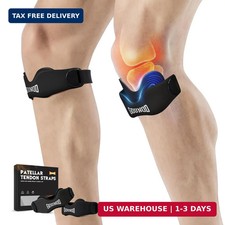 GOUNOD Patellar Tendon Support Strap 2 Pack,Silicone Knee Strap for Knee Pain Re