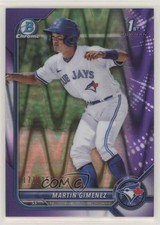 2022 Bowman Chrome Prospects Purple RayWave Refractor /250 Martin Gimenez 0jv5