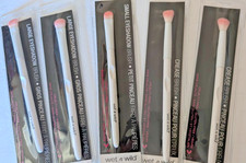 Set of 5 - Wet n Wild Eyeshadow Brushes (2 large, 2 crease, 1 small) NIP