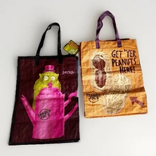 Trader Joe’s Reusable Perky And Peanuts Grocery Bag Limited Edition Tote Butter