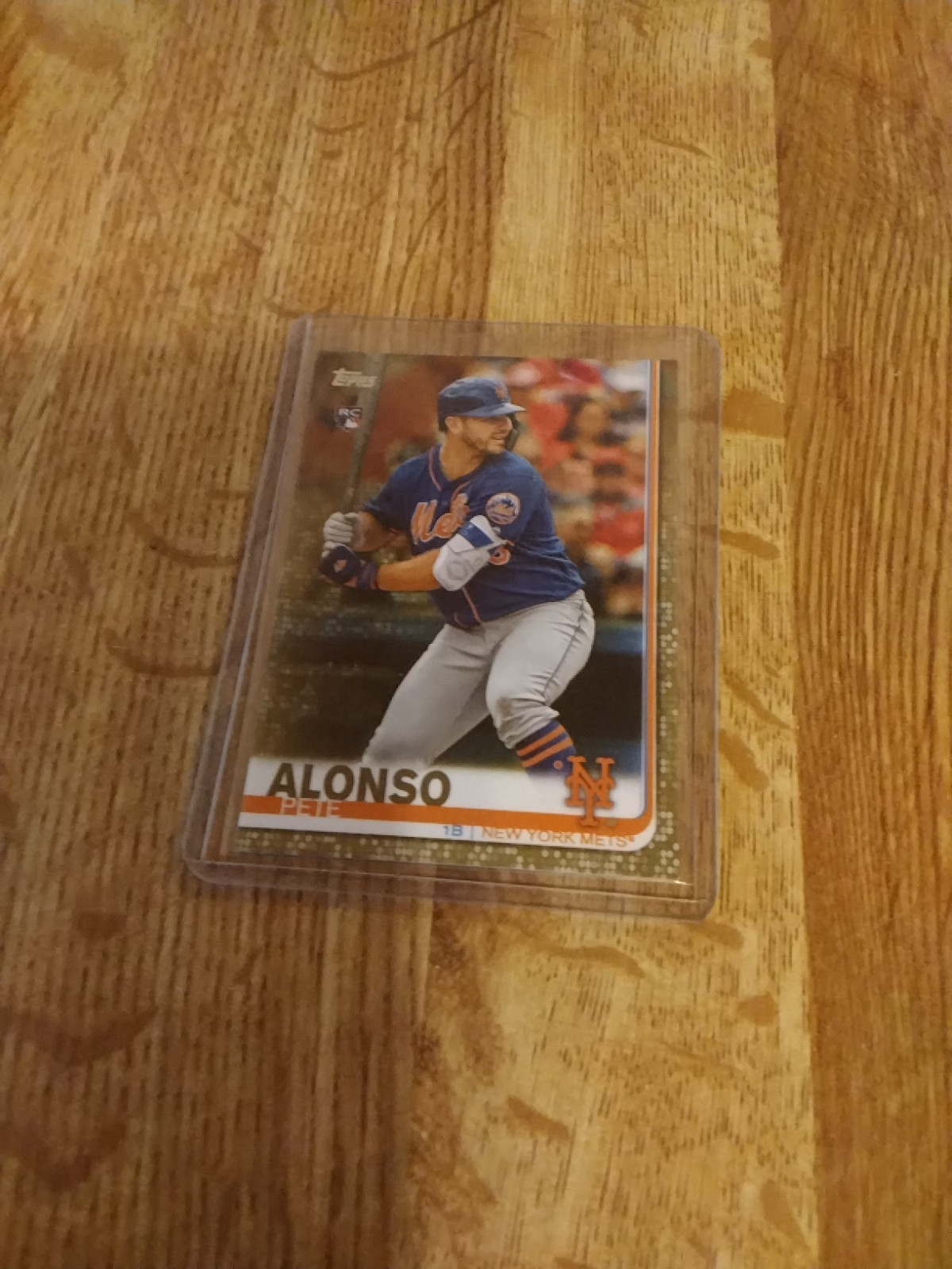 2019 Topps Gold Pete Alonso Rookie Number 475 Serial Numbered 1660,2019