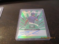 josh smith rookie auto leaf valiant 2019 numbered/99 green new dawn