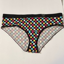 Torrid Panties Underwear Womens Curve Hipster Plus Sz 1 Checkered Multicolor NEW