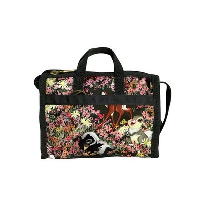 Rare Lesportsac Disney Bambi MINI Crossbody Bag, Thumper, Flower the Skunk EUC
