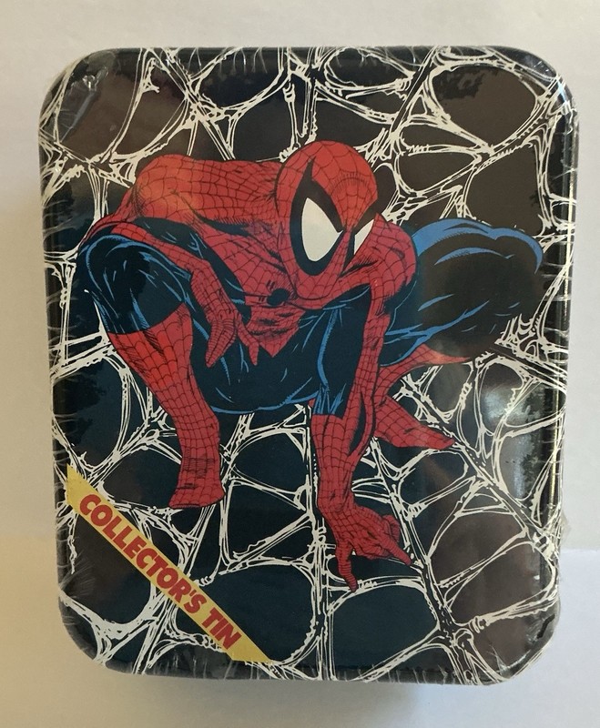 1991 MARVEL UNIVERSE SPIDER-MAN SERIES II TRADING CARDS FACTORY SEALED #1730 TIN