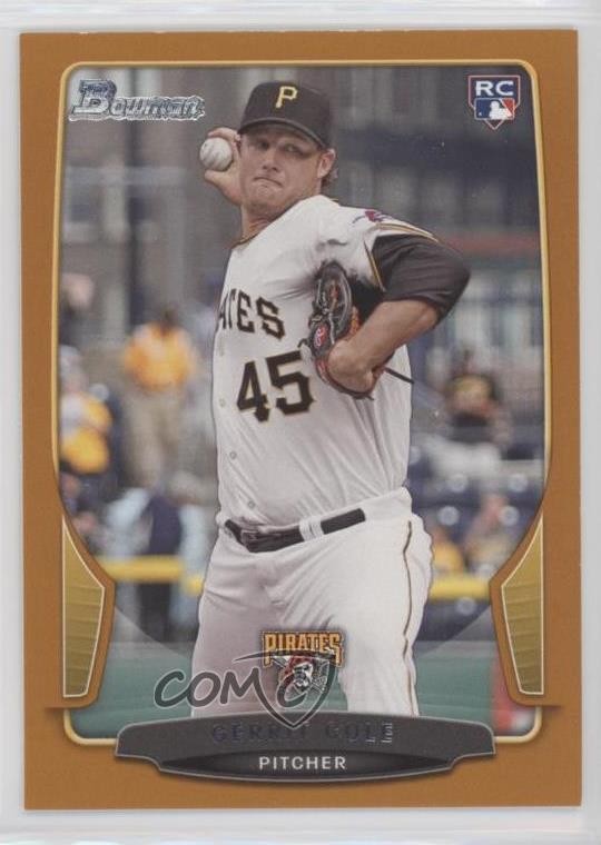 2013 Bowman Draft Orange 54/250 Gerrit Cole #6 04cw