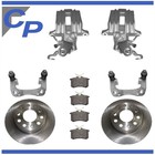 2 Bremssattel hinten für VW Golf V Golf VI Halter Bremsscheibe Belagsatz 1KD