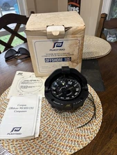 New Old Stock PLASTIMO OFFSHORE Model 105 Marine Compass 12 Volt