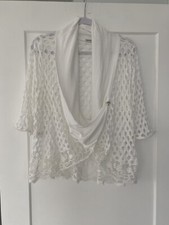 Made In Italy arctic white top. Brand new. 100 viscose