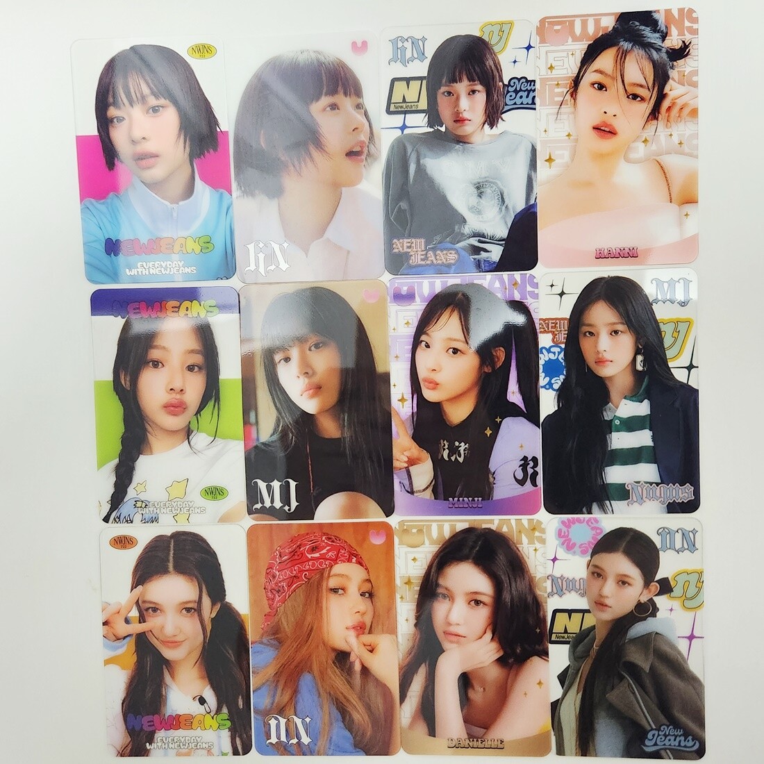 NewJeans Clear Plastic Photocard Hanni Danielle Haerin Minji