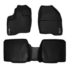 Smartliner Black 1st & 2nd Row Floor Liners for Ford Explorer