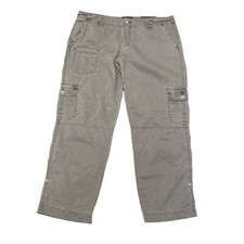 NWT AEO AMERICAN EAGLE Cargo Military Pants Gray Size 10