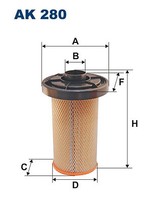 Filtron AK 280 Luftfilter FÜR CitroËN Peugeot Talbot