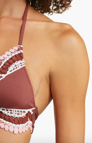BECCA Delilah Bikini Swim Top, Large L - Picture 6 of 10