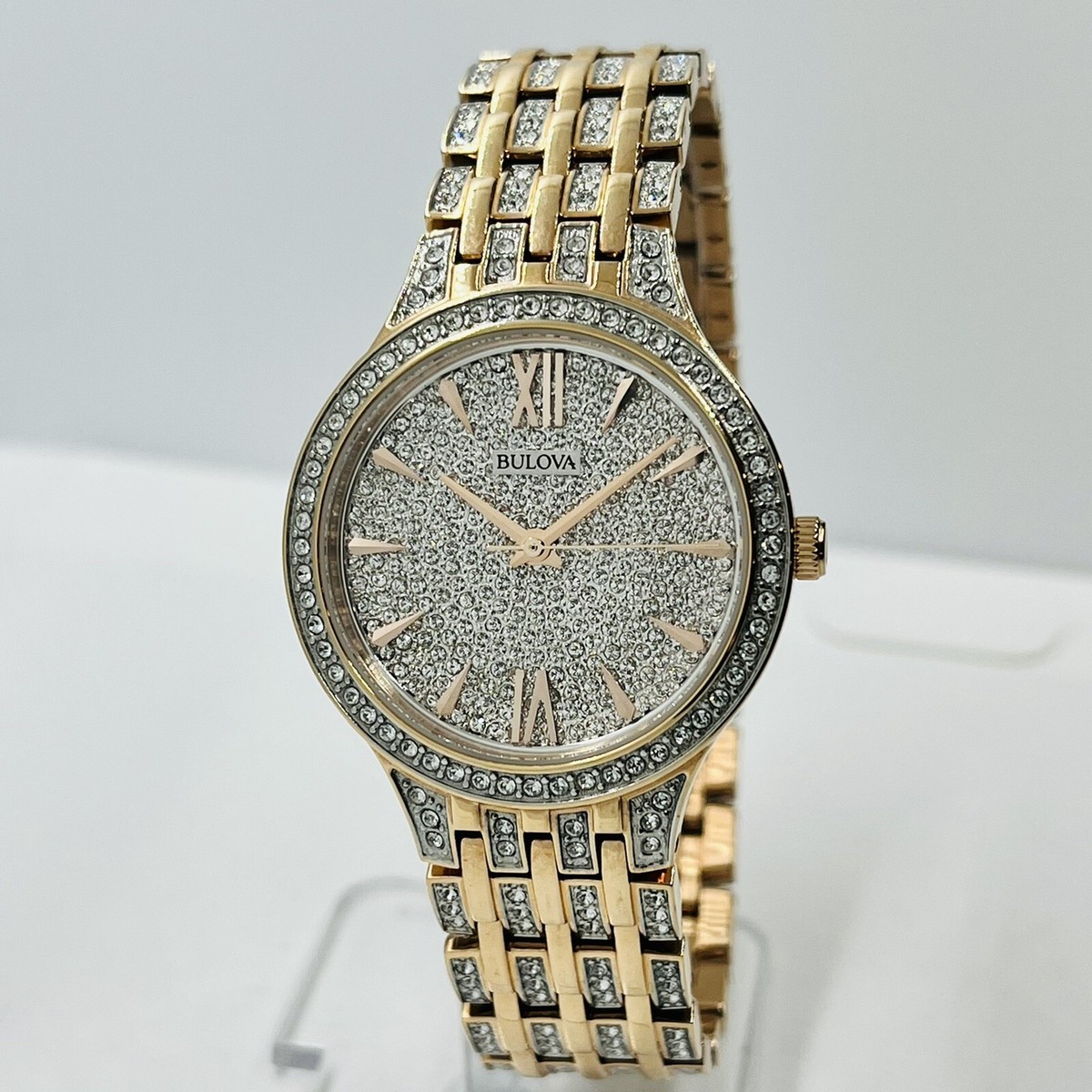 Women’s Bulova Phantom Watch Ladies Bulova Phantom Crystal 96L276 | Illinois Watch Company main image 3
