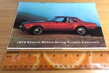 Vtg 1975 General Motors Spring Product Panorama * GM booklet * NOS