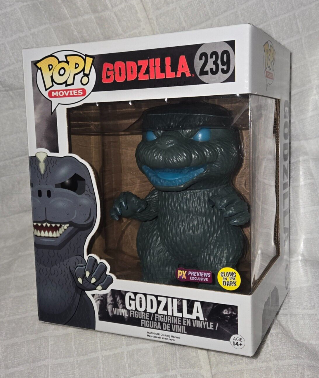 Funko Pop Godzilla 239 Glow In The Dark Px Previews Exclusive 6&Quot; Vinyl Empire