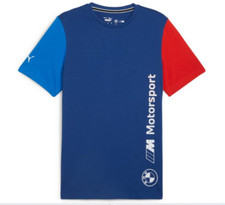 Puma Men’s BMW M Motorsport Essential Logo TEE Blue 624155-04 i