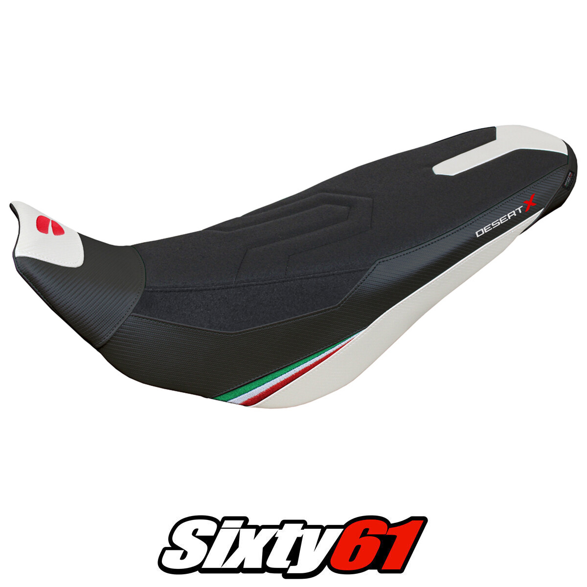 Ducati Desert X Rally Seat Cover Tappezzeria Utragrip 2022-2024 2025 White Black