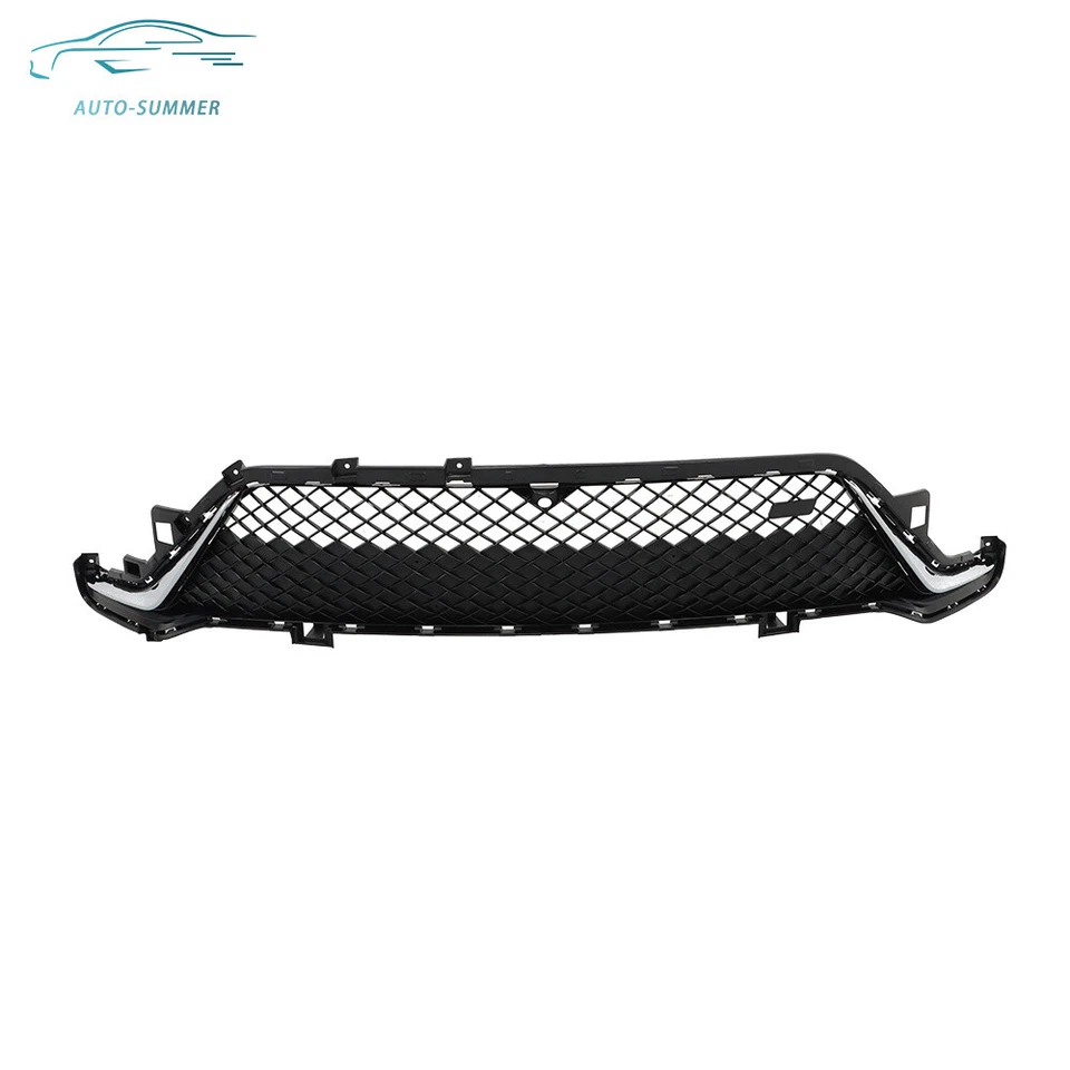 For 2024 Buick Envista Front Bumper Upper Grille Grill Mesh Plastic Black Chrome Foto 3 de 4