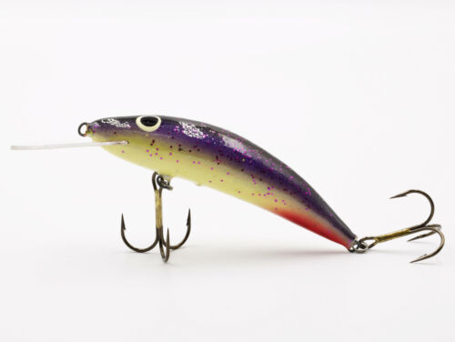 WOBBLER GOLD ASSAN ARC TROUT 7,5cm 8,0g GALLEGGIANTE FATTO A MANO da albero! - Foto 38 di 65