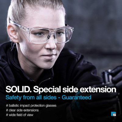 Safety Glasses Clear Lens with Side Shields, Anti Fog, Anti Scratch, Anti-Gla...