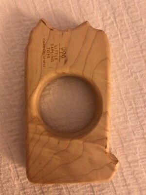 Little Sapling Toys US States Pennsylvania Handmade Wood Toy Teether Teething