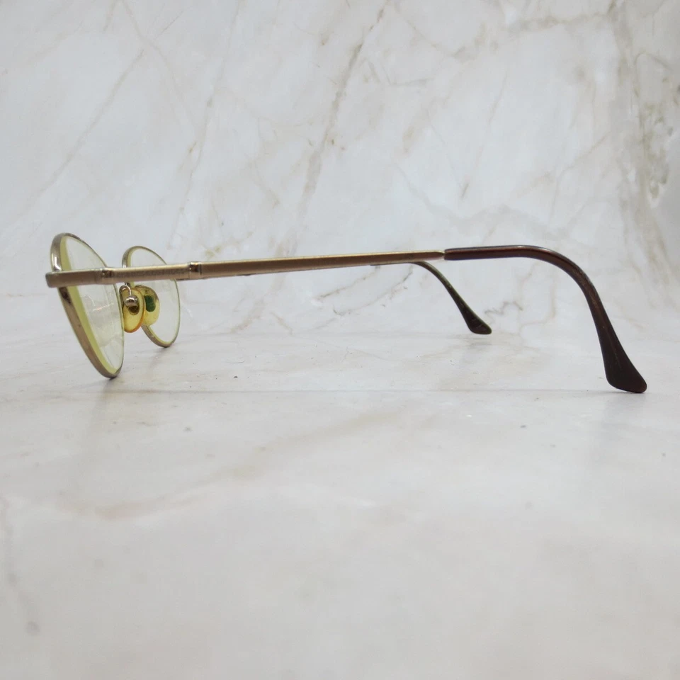 Marco de gafas Brooks Brothers B.B.208-151 unisex dorado borde completo ovalado 50-18-135 Foto 3 de 4