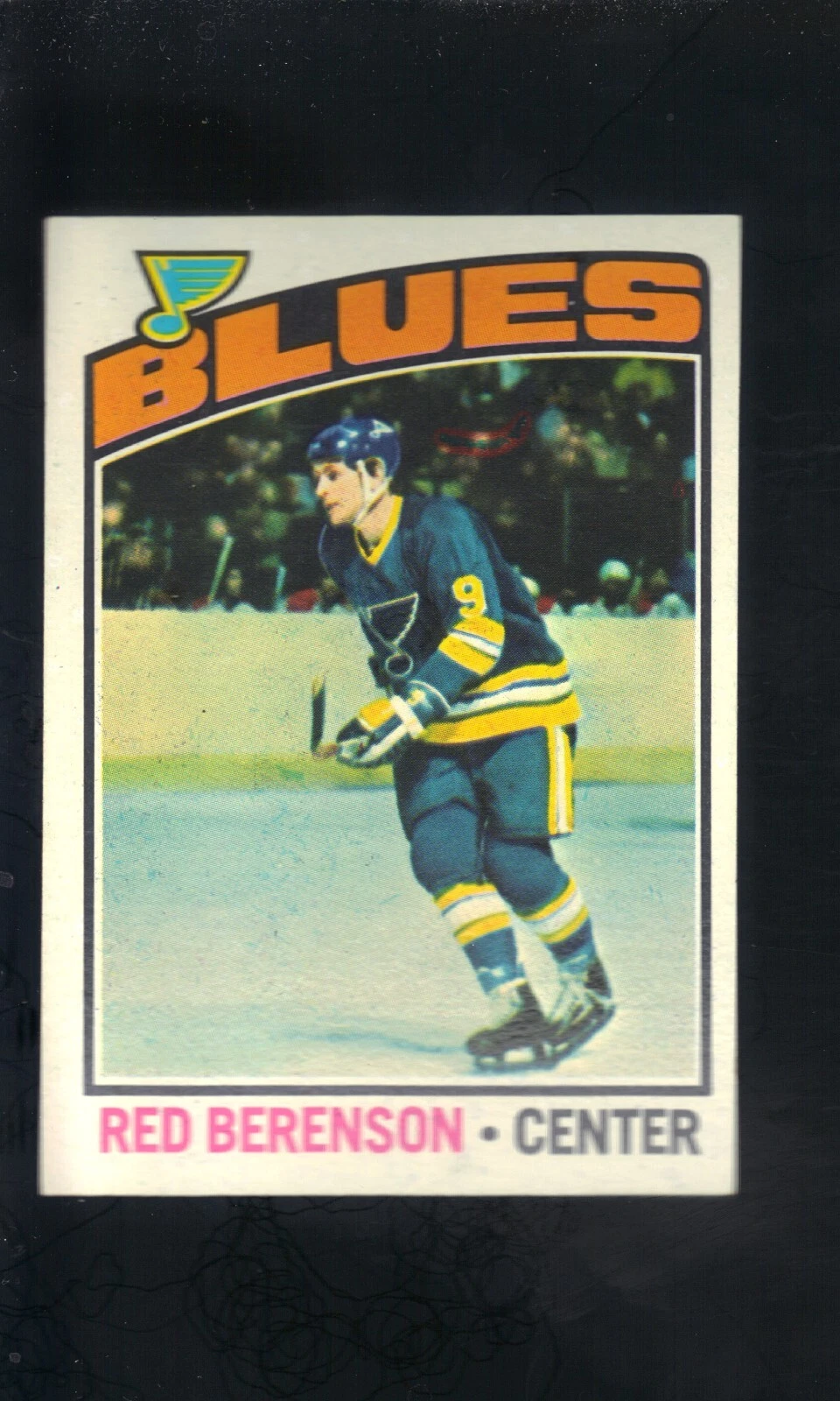 1976-77 TOPPS HOCKEY CARD RED BERENSON #236 NM-MT BLUES