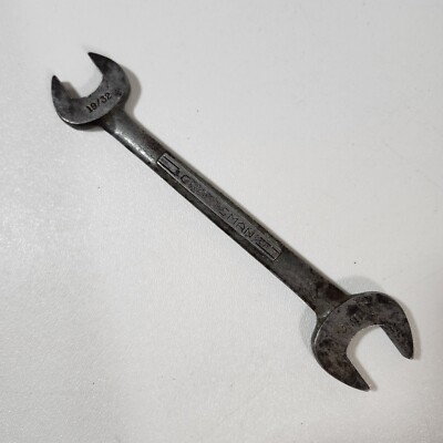 Vintage 1940s? Craftsman 11/16''  19/32'' Open Wrench Made in USA Moore Drop Forge