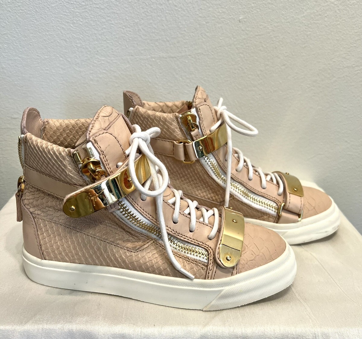 Giuseppe Zanotti sneaker bundle deal Giuseppe zanotti (red/white/black leather low top sneaker  main image 2