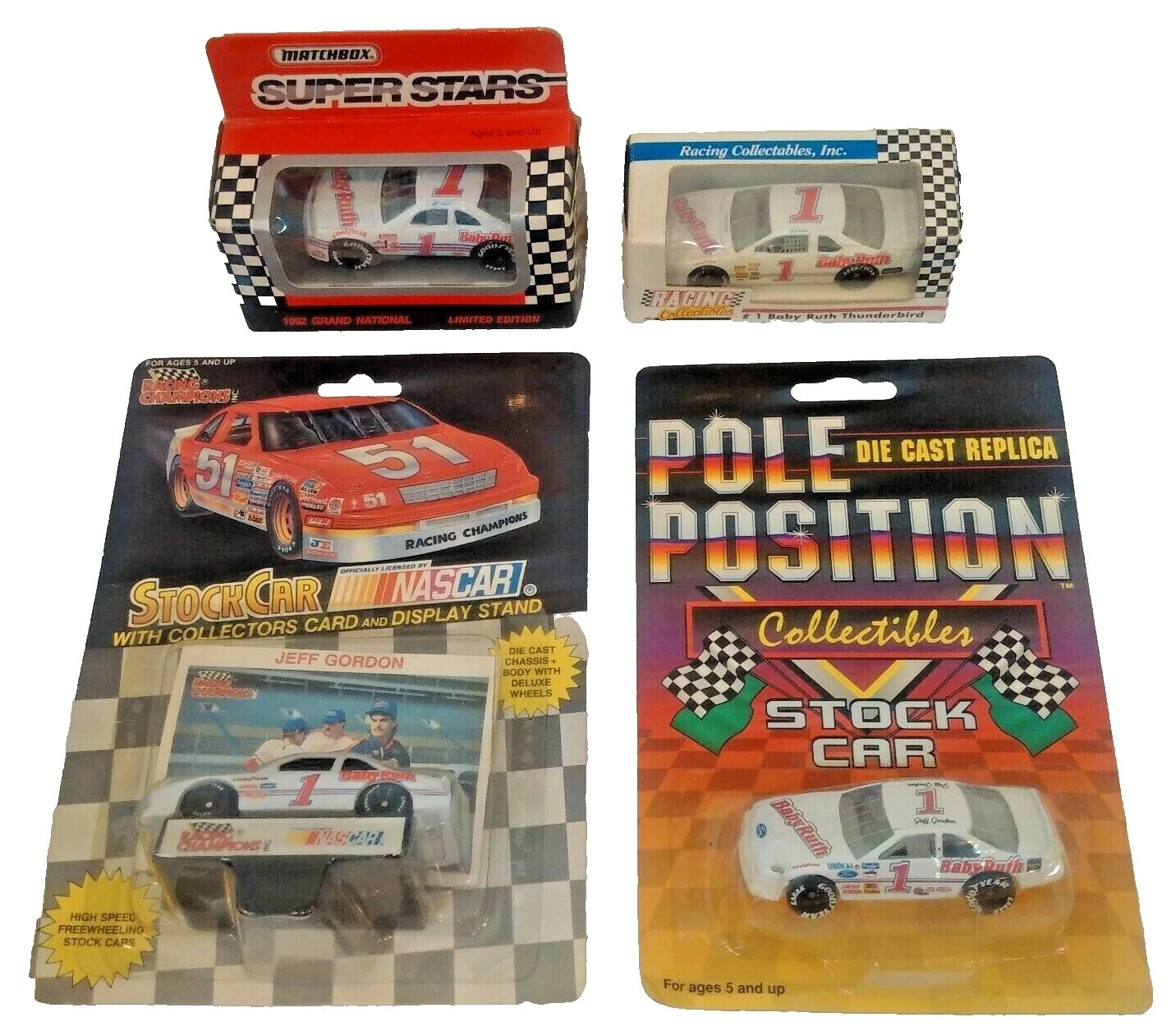 ERTL American Muscle 1:64 Scale Diecast Racing Cars