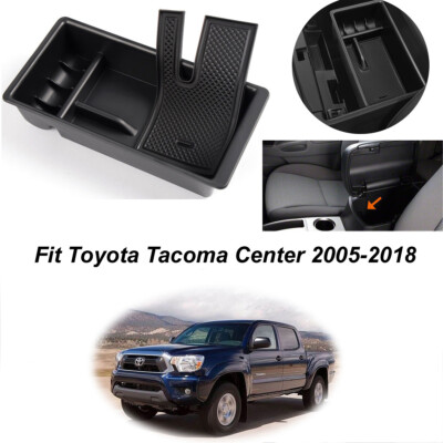 Storage Box Center Console Organizer Armrest Tray For Toyota TACOMA 2016-2019 EA Storage Box Center Console Organizer Armrest Tray For Toyota TACOMA 2016-2019 EA