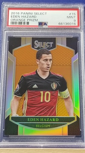 Eden Hazard [Orange Prizm] #15 2016 Panini Select card