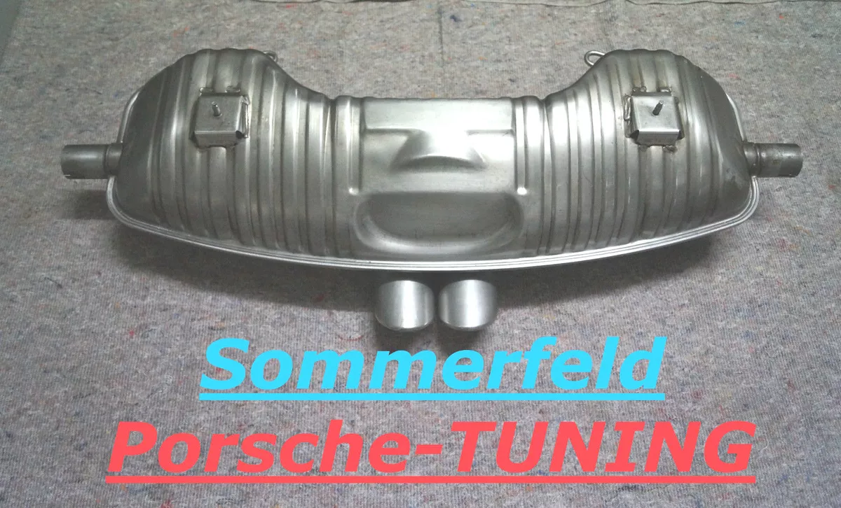 Porsche Boxster 986 S Auspuff Endschalldämpfer Exhaust Muffler MK1 
