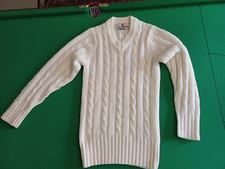Readers longsleeve cricket whites jumper LB 30/32