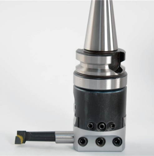 Cabezal de perforación de carburo F1-12 50 mm + 9 piezas puntas de perforación de carburo de 12 mm con montaje BT30 1-1/2""-18 - Imagen 5 de 10