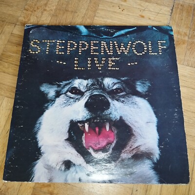 steppenwolf - live - 2 lp's vinyl - top- dunhill - abc- john kay- USA Pressung -