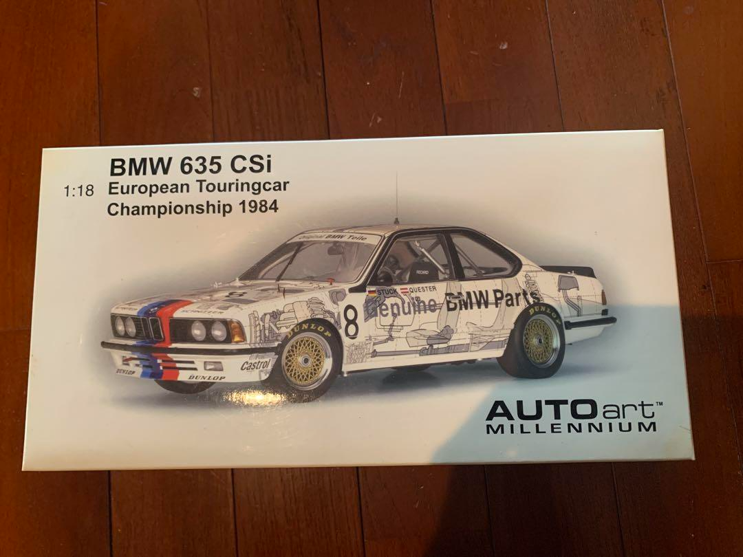 1/18 オートアート BMW 635CSI 1/18 AUTOart BMW E24 M635Csi M635 Csi M6 (Royalblue Metallic