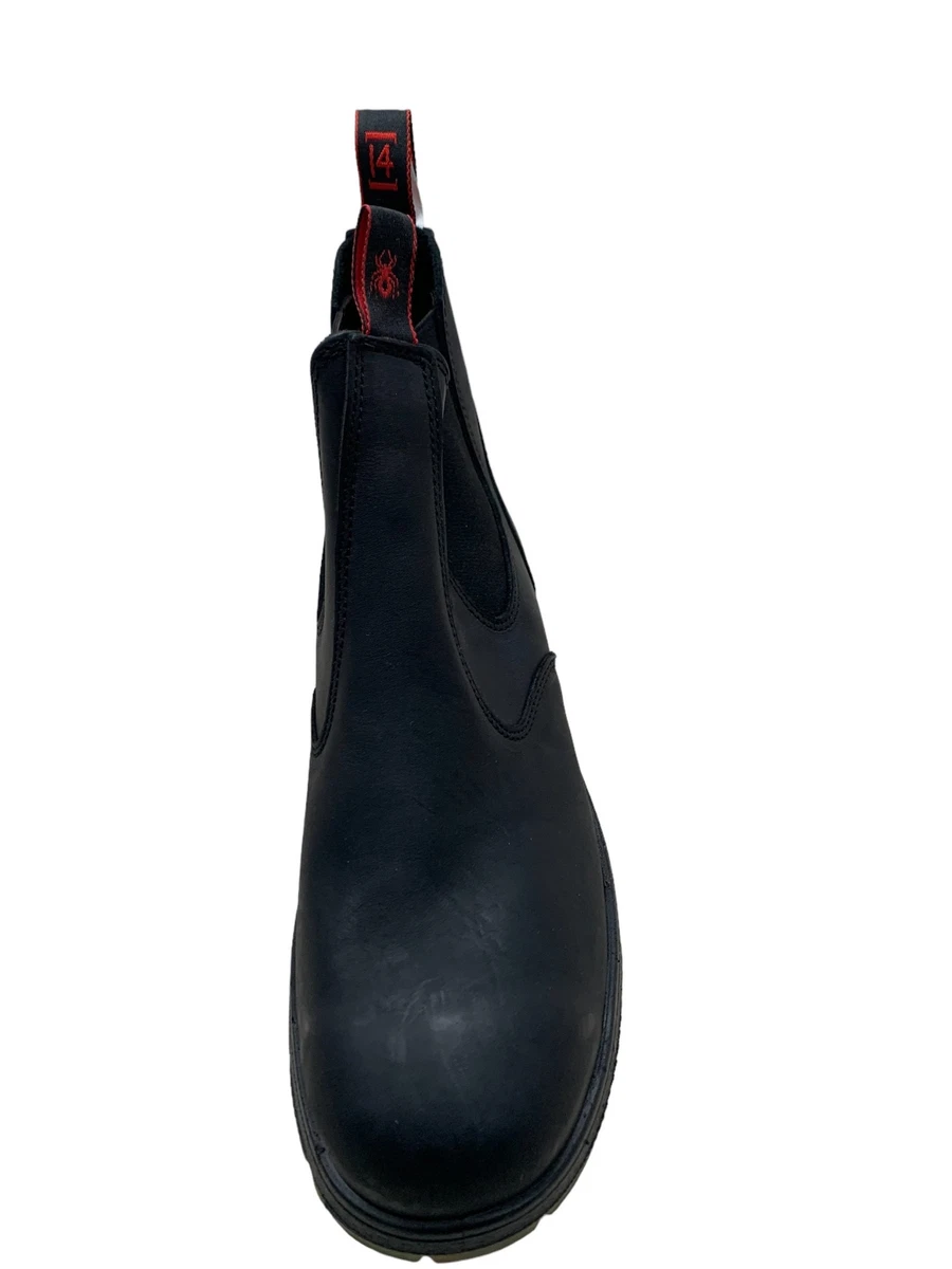 Redback USBBK-14 Left Boot ONLY Black Slip-On Steel Toe Leather Boot | eBay