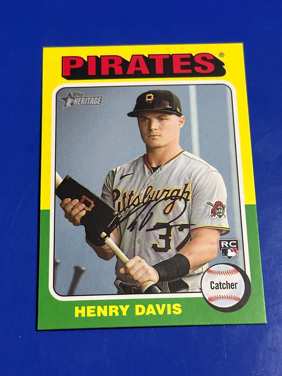 2024 Heritage Henry Davis Image Variation RC #415 - PIRATES - FREE SHIPPING
