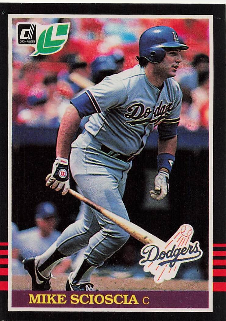 MIKE SCIOSCIA 1985 DONRUSS LEAF BASEBALL #118