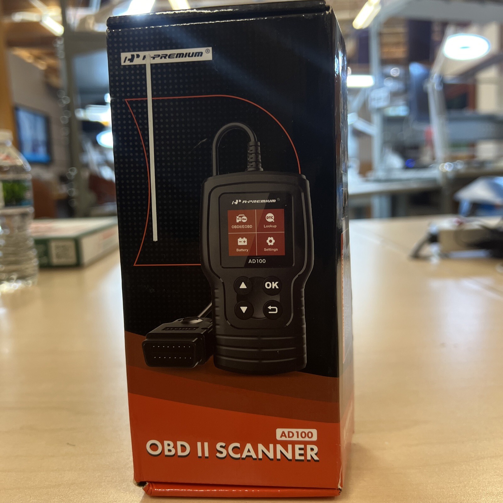 A-Premium AD100 , Car Fault Code Reader OBD II Scanner-image