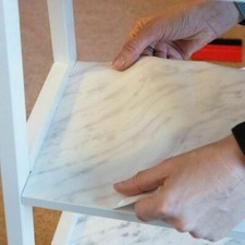 STICKY BACK PLASTIC WRAP 90cm GREY WHITE CARRARA SELF ADHESIVE MARBLE EFFECT