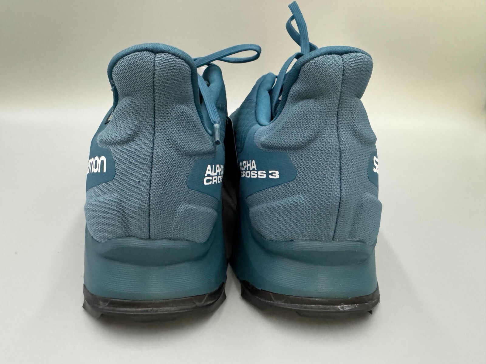 Scarpe da Trail Running Uomo Salomon Alphacross 3 GoreTex Blu Mallard Taglia 10 Nuove con etichette