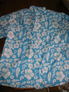 phillies button down shirt