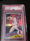2020 Topps Chrome Baseball Mike Trout #85TC1 PSA 9 NM/MT ANAHEIM ANGELS