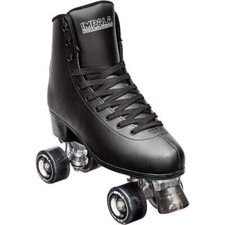 Impala Rollerskates Quad Skate Big Kid/Adult Black 5 US Men's 3, Women's 5 M